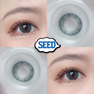 Seed Monthly Color Lens UV 冬 Gray&DarkGray